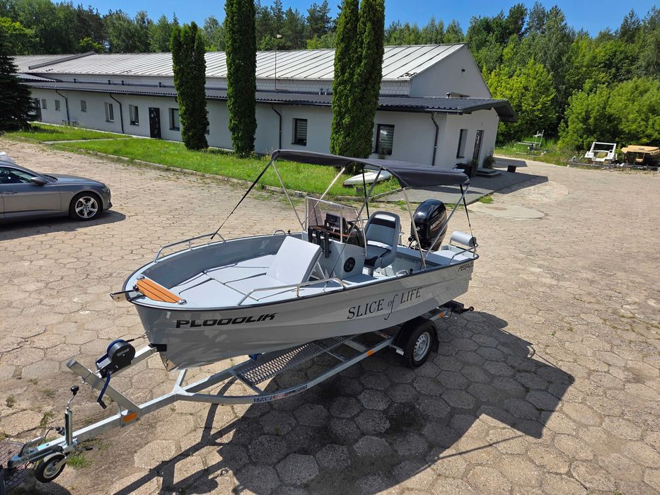 Łódź Pegazus 450 PRO CC r. 2024 + Mercury F60 ELPT (97 mth) + przyczepa | NOWA CENA |