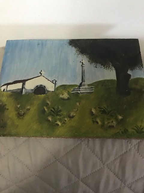 Quadro pequeno pintado à mão