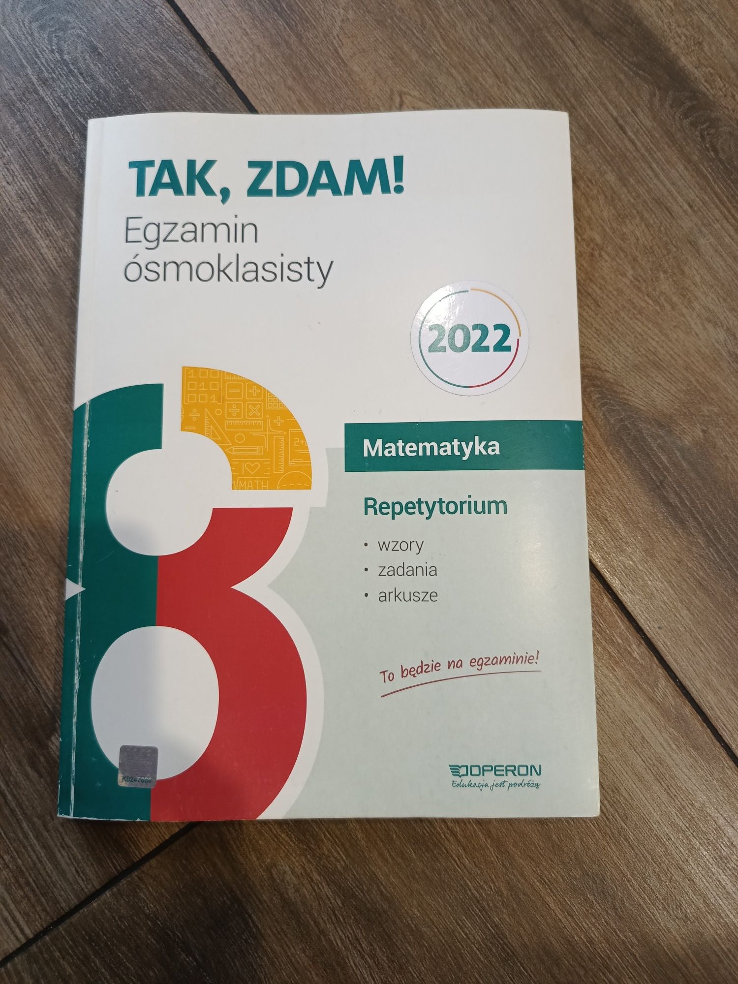 Matematyka Repetytorium Wzory Zadania I Arkusze Egzamin ósmoklasisty Repetytorium. Wzory, zadania i arkusze. Egzamin ósmoklasisty 2022. Mat