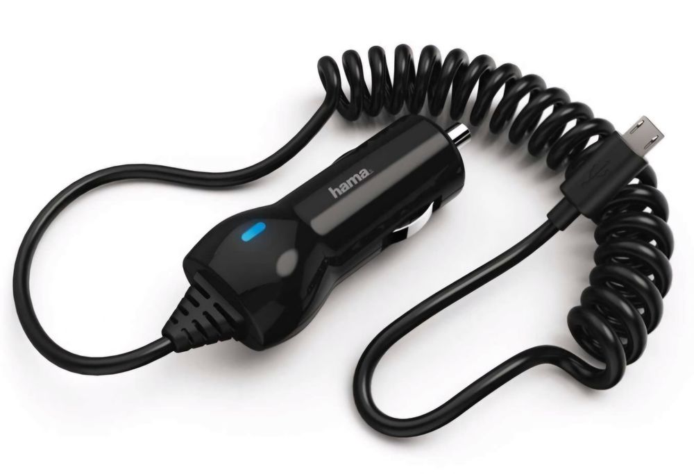 Автомобильное зарядное HAMA Micro-USB для планшета телефона