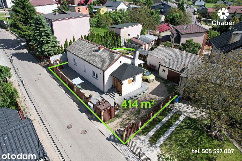 Na sprzedaż dom ok. 55 m2 w Lipnie - działka 414 m2