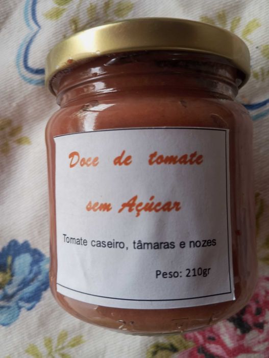 Doce de tomate biológico e sem açucar