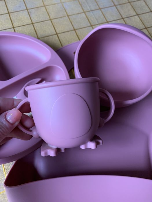 Силіконовий дитячий посуд