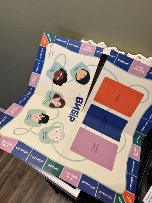 Настільна гра Вибір для підлітків для дітей