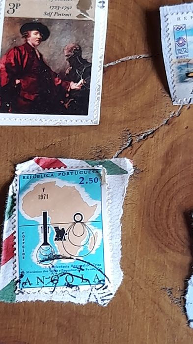 Selos de correio anos 70/80