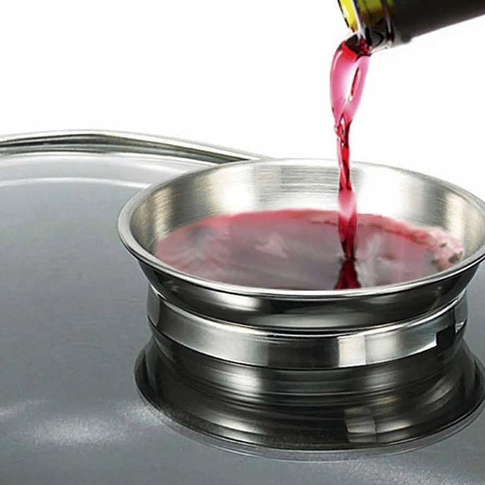 brytfanna garnek + łapki silikonowe marmurek aroma indukcja 32x23cm /