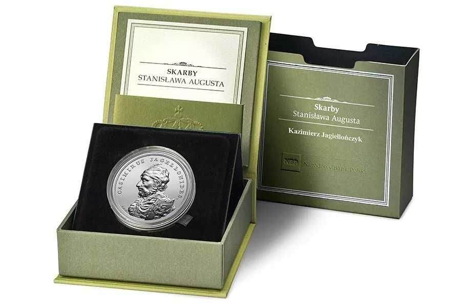 Moneta 50 zł Kazimierz Jagiellończyk 2015 Stan 1 Nowa Kolekcjonerska