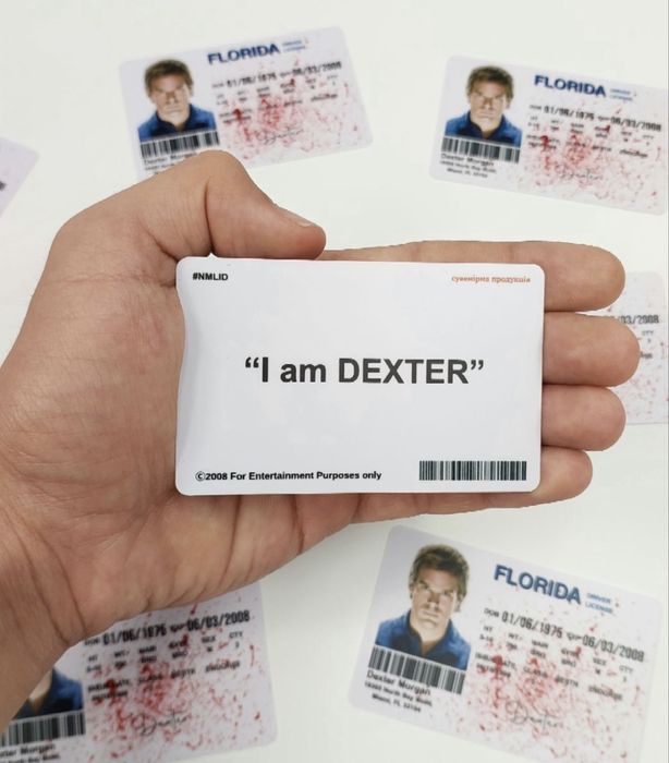 ПОДАРОК НА ЛЮБОЙ СЛУЧАЙ, Сувенир Декстера моргана, dexter morgan souvenir, сувенірні права декстера