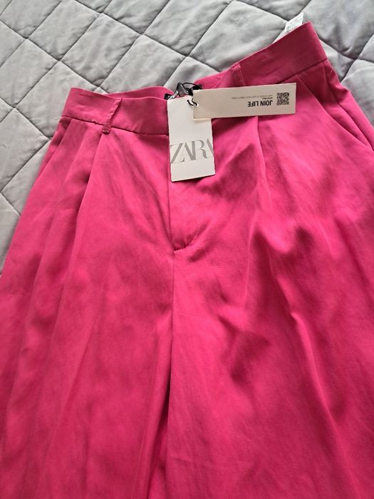 Zara spodnie szerokie nogawki
