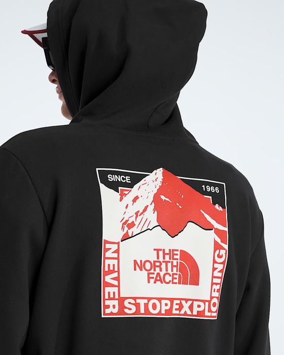 Оригінал Худі The North Face кофта з принтом TNF чорне