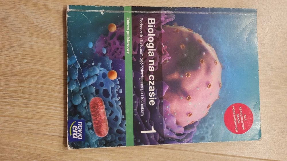 Biologia na czasie dla klasy 1 szkoły średniej