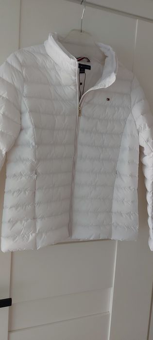 Biała kurtka Tommy Hilfiger