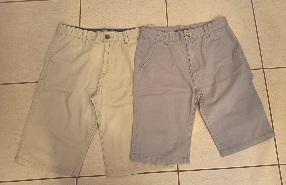 Calções de sarja de rapaz