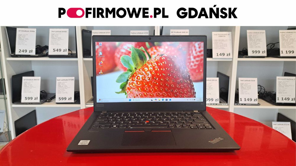 Laptop Poleasingowy Lenovo Thinkpad X13 G1 13" i5-10210u 16GB/512SSD Dotykowy FullHD IPS Win11 Faktura Gwarancja
