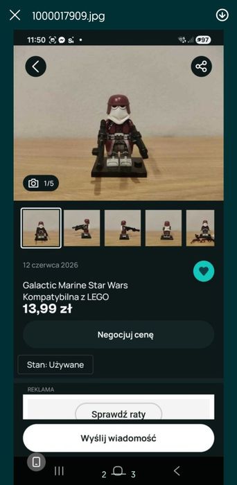 Rezerwacja figurek kompatybilnych z Lego