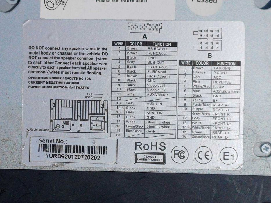 Radio Dotykowe Aurora D6 2DIN iCartech Daihatsu Sirion 05-10