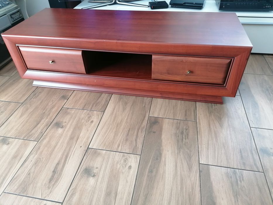Szafka rtv Black Red White Largo