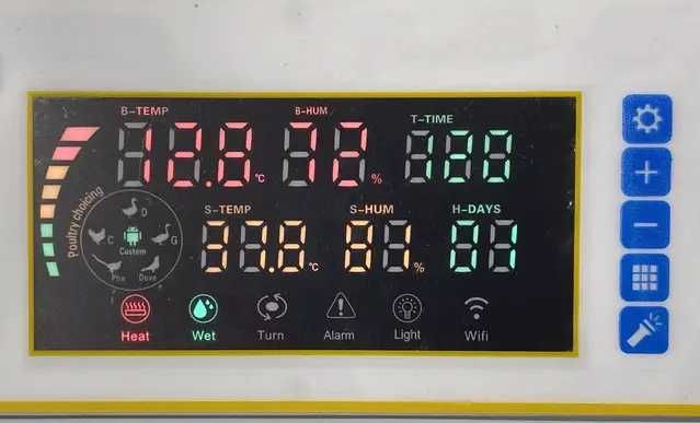 Інкубатор  повний автомат Птаха 180-OR (220/12в)