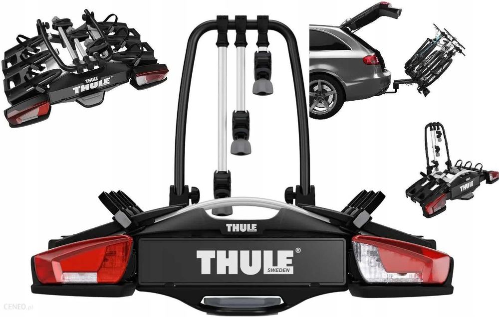 Wynajem bagażnik rowerowy na hak THULE 3 lub 4 rowery