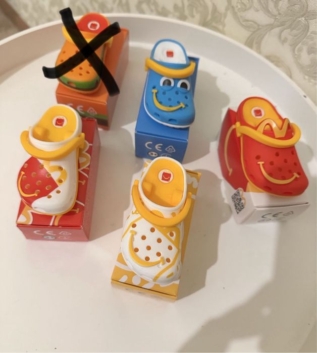 Кроксы брелок McDonald's, Crocs, МакДональдз Оригинал