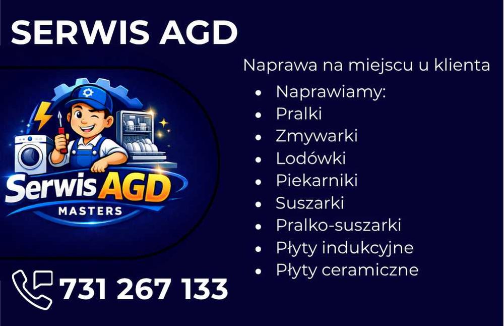 Serwis AGD naprawa sprzętu użytku domowego
