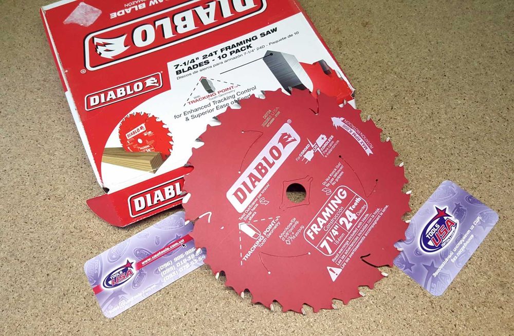 Диск 184/16 мм 24T по дереву США Diablo D0724A