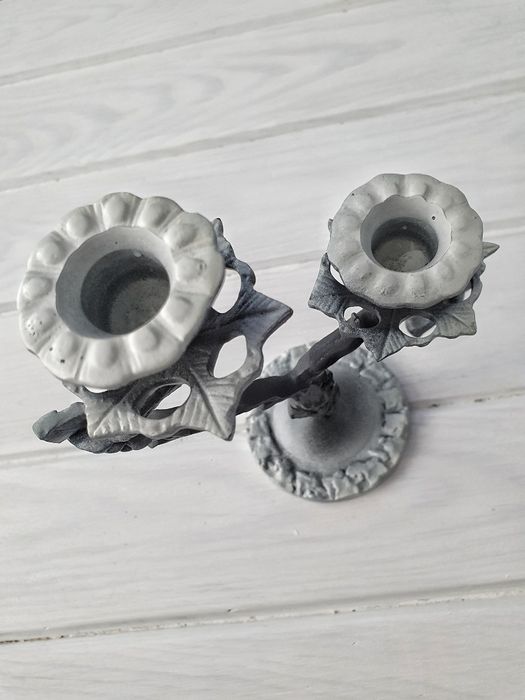 Świecznik "winorośl" metal