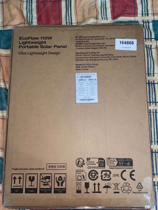 Сонячна панель EcoFlow 110W Lightweight