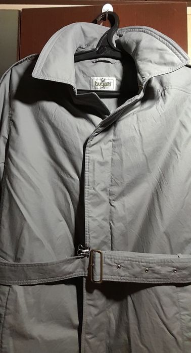 РАСПРОДАЖА Bugatti.мужской утеплённый плащь.демисезонное пальто на син