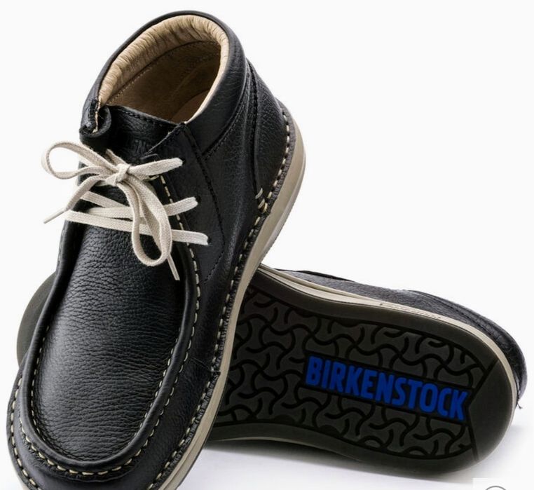 42 birkenstock Passadena High bota preta em pele novo a estrear