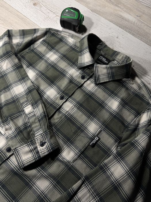 Сорочка Jack Wolfskin фланель трекінгова сорочка тактична сорочка y2k