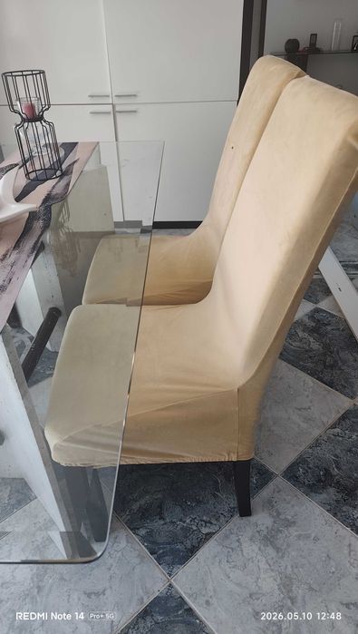 Mesa de jantar moderna + 6 cadeiras