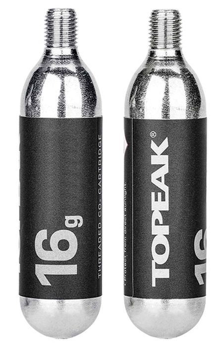 TOPEAK CARTDRIDGE CO2 Naboje z gwintem 2 szt x 16g