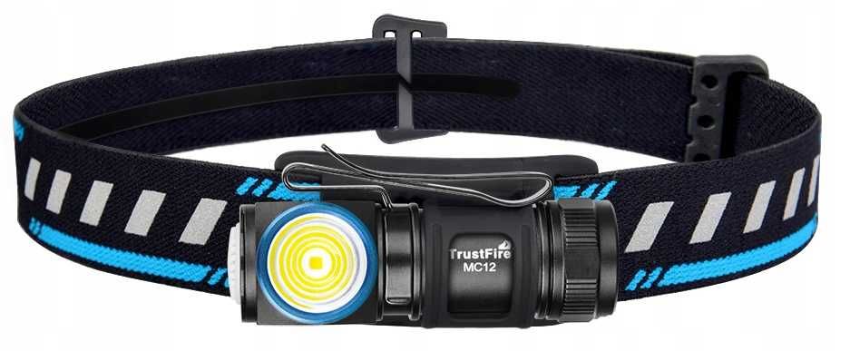 Latarka Czołowa TRUSTFIRE 1000 Lumenów Akumulator Mega Mocna