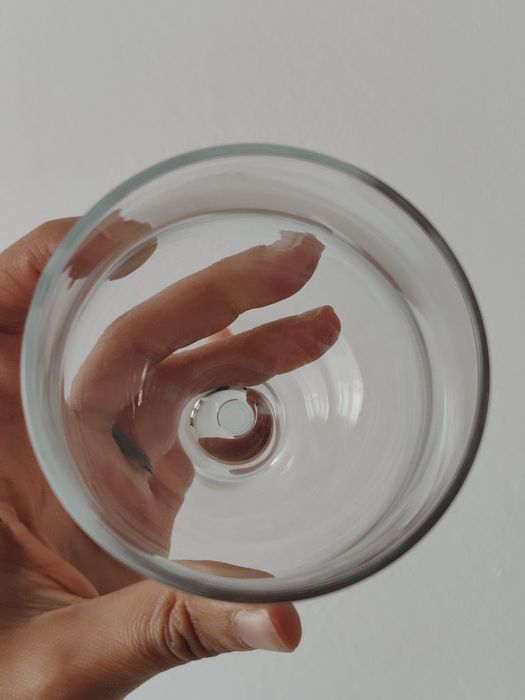 6 copos de cálice "tulipe"