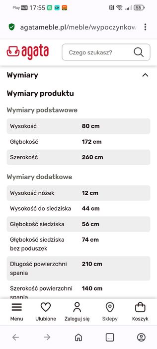 CEJLON Narożnik brązowy industrial loft boho