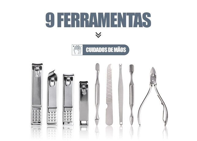 Acessorios para manicure e pedicure profissional - 26 Pcs