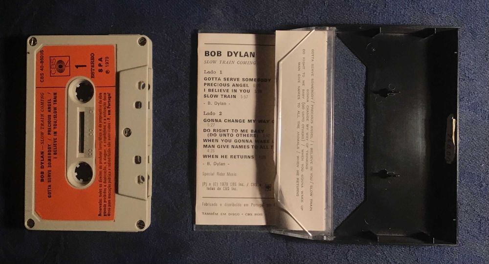 Bob Dylan - Slow Train Coming - Cassete audio original 1979