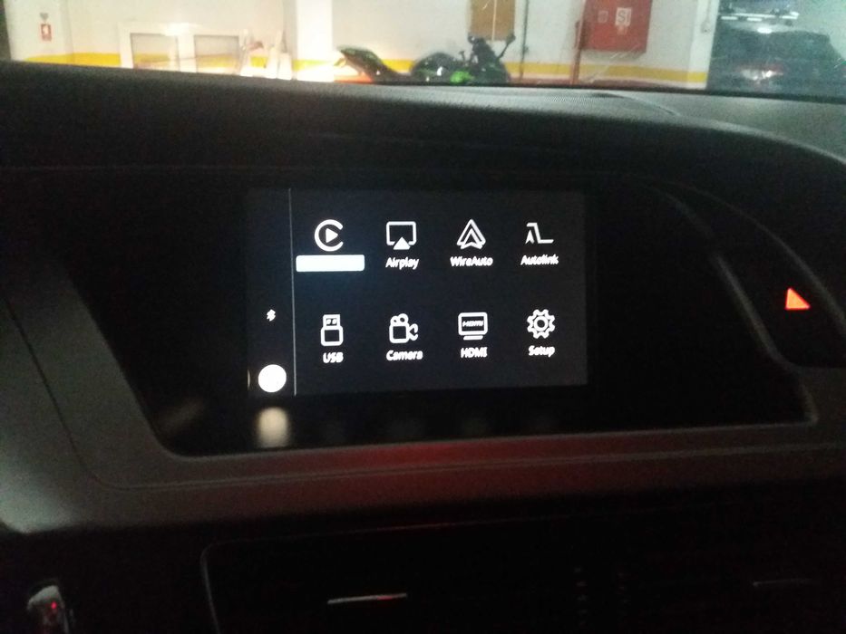 carplay Apple e Android Auto Audi A4 e A5  com MMI