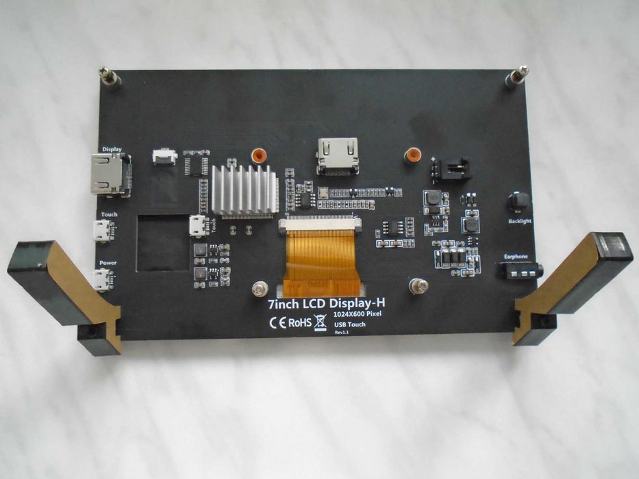7-дюймовый сенсорный экран IPS 1024x600 HD ЖК-дисплей HDMI