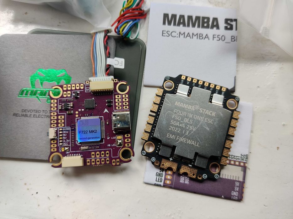 Польотний контролер Diatone Mamba DJI MK2 F722 і ESC 50А FPV стек