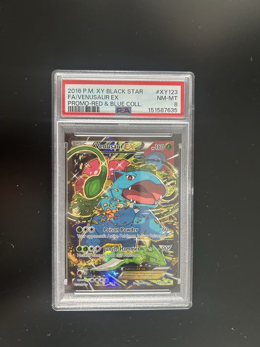 PSA 8 Venusaur EX XY Promo