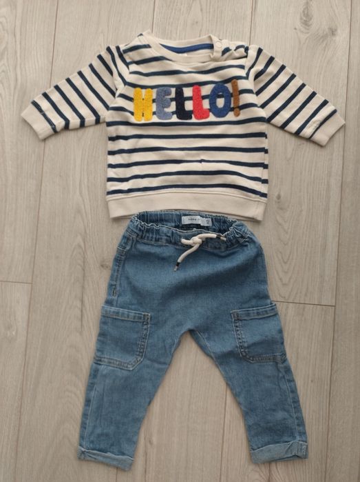 Zestaw ubrań chłopięcych roz. 68 H&M, Next