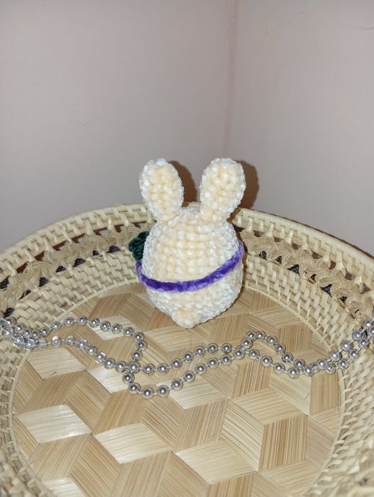 Królik na szydełku amigurumi handmade