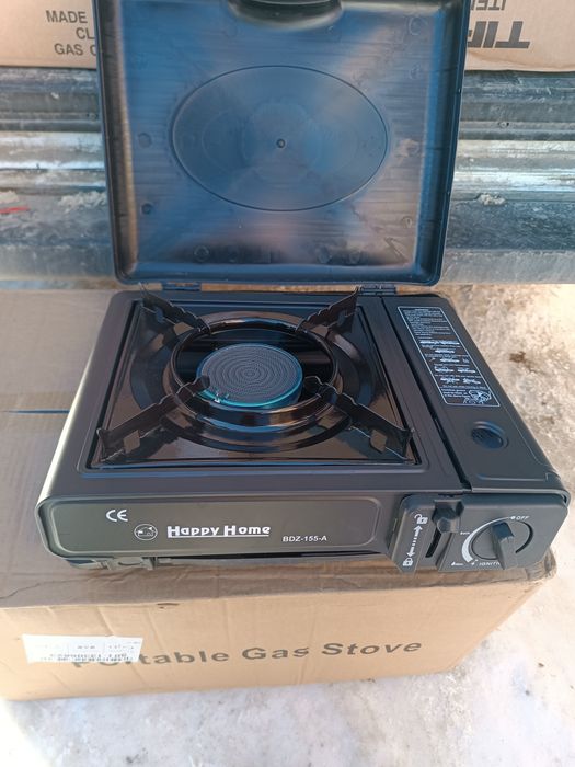 Портативна газова плита з керамічним пальником газові балони