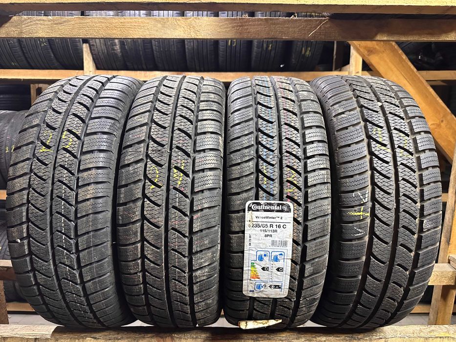 Шини зима нові 235/65R16C  Continental VancoWinter2 4 шт 9-10мм