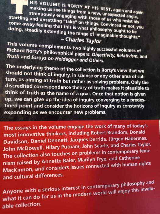 Richard Rorty Vários Livros