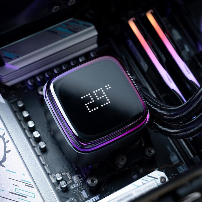 Wodne chłodzenie procesora 280W 240 mm Intel LGA 1700 AM5