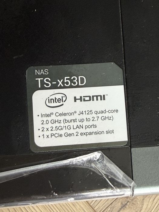 NOWY QNAP TS-453D | 4 zatoki | 2x 2.5GbE LAN | Fabrycznie nowy
