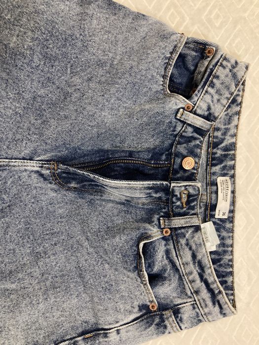 Jeansy mom w rozmiarze 36